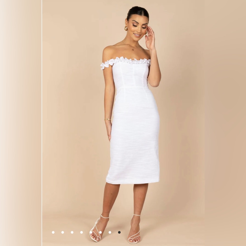 Petal and Pup White Dress